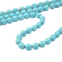 Türkis Perlen, Synthetische Türkis, DIY & verschiedene Größen vorhanden, keine, Länge 38-42 cm, 10SträngeStrang/Tasche, verkauft von Tasche