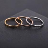 Stainless Steel Finger Ring 304 Stainless Steel Vacuum Ion Plating fashion jewelry & Unisex 2mm Sold By PC