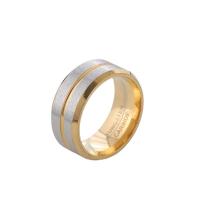 Vinger Ring in edelstaal, 304 roestvrij staal, mode sieraden & uniseks & verschillende grootte voor keus, meer kleuren voor de keuze, 8mm, Verkocht door PC