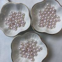 Perles de nacre rondes de culture d'eau douce, perle d'eau douce cultivée, DIY & semi-foré, rose, 6-7mm, Vendu par PC