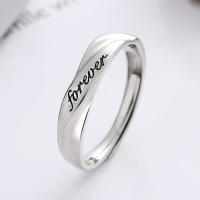 Sterling Silver Nakit Finger Ring, 925 Sterling Silver, modni nakit & bez spolne razlike, nikal, olovo i kadmij besplatno, Prodano By PC