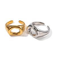 Rozsdamentes acél Finger Ring, 304 rozsdamentes acél, divat ékszerek & a nő & üreges, több színt a választás, Által értékesített PC