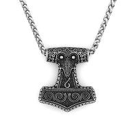 Titanstahl Halskette, poliert, Modeschmuck & verschiedene Stile für Wahl & für den Menschen, 43x38mm, Länge:60 cm, verkauft von PC