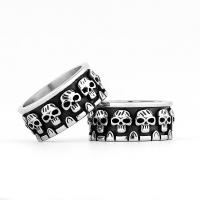 Titantium Steel δάχτυλο του δακτυλίου, Titanium Steel, γυαλισμένο, κοσμήματα μόδας & διαφορετικό μέγεθος για την επιλογή & για τον άνθρωπο, Sold Με PC