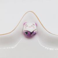 Porcelain Jewelry Beads Fortune Cat brushwork DIY 14mm Approx 2mm Approx Sold By Bag