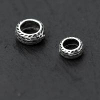 925 Sterling Silver Spacer Bead Antique finish DIY silver color Sold By PC