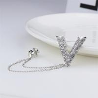 Zinc Alloy Brooches Unisex & with rhinestone nickel lead & cadmium free 3.8cmu00d73.6cm Sold By PC