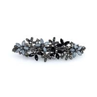 Tibetan Style Pulling Spring Hair Clip, Flower, plated, different styles for choice & for woman & with rhinestone, 20-65mm, Sold By PC
