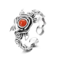 925 Sterling Silver šperky sady, s Yunnan Red Achát, módní šperky & různé styly pro výběr & pro ženy, nikl, olovo a kadmium zdarma, Prodáno By PC