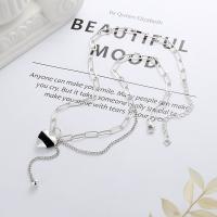 925 Sterling Silver Necklaces, with 1.97inch extender chain, Antique finish, fashion jewelry & for woman, nickel, lead & cadmium free, Length:Approx 15.35 Inch, Sold By PC