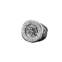 Пальцевидное Кольцо Титановой Стали, титан, полированный, ювелирные изделия моды & разный размер для выбора & Мужский, продается PC