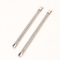 Titanium Steel Bracelet, different length for choice & Unisex, original color, Sold By PC