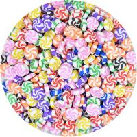 Mobile Phone DIY Decoration Polymer Clay Candy mixed colors 10mm Approx Sold By Bag