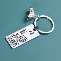 Edelstahl-Schlüssel-Verschluss, 201 Edelstahl, poliert, unisex, Silberfarbe, frei von Nickel, Blei & Kadmium, 30, verkauft von PC