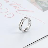 Stainless Steel Finger Ring 201 Stainless Steel plated fashion jewelry & Unisex nickel lead & cadmium free Sold By PC