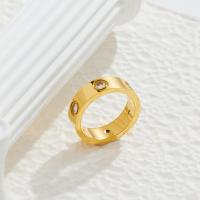 Edelstahl Ringe, 304 Edelstahl, plattiert, Modeschmuck & unisex & verschiedene Größen vorhanden, keine, frei von Nickel, Blei & Kadmium, verkauft von PC