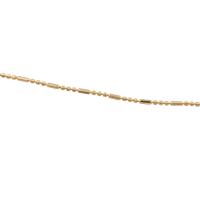 Brass Chain Ogrlica, Mesing, 14K pozlatom, bez spolne razlike & različite veličine za izbor, zlato, Prodano By PC