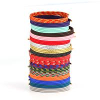 Modna bransoleta - sznurek, Sznur nylonowy, styl ludowy & dla obu płci & różnej wielkości do wyboru, dostępnych więcej kolorów, 5komputery/wiele, sprzedane przez wiele