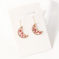 Resin Earring with Brass for woman & epoxy gel Approx Sold By Lot