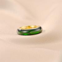 Пальцевидное Кольцо Титановой Стали, титан, ювелирные изделия моды & Мужская & эмаль, Много цветов для выбора, не содержит никель, свинец, 6mmu00d72mm, продается PC