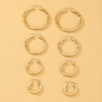 Zinc Alloy Drop Earrings plated 4 pieces & fashion jewelry & for woman nickel lead & cadmium free 2.5-5cm Sold By Set