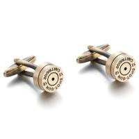 Cufflinks Brass antique bronze color plated 2 pieces & for man nickel lead & cadmium free 13mm Sold By Pair