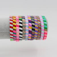 Ψευδάργυρος βραχιόλι κράμα, Κράμα ψευδάργυρου, με Ελαστική Thread, ψήσιμο βερνίκι, κοσμήματα μόδας & Μποέμικο στυλ & για τη γυναίκα, περισσότερα χρώματα για την επιλογή, νικέλιο, μόλυβδο και κάδμιο ελεύθεροι, Εσωτερική διάμετρος:Περίπου 55mm, Sold Με PC