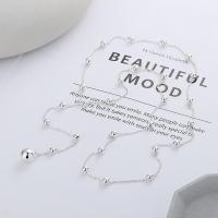 Sweater Chain Necklace 925 Sterling Silver bright silver color plated fashion jewelry & for woman nickel lead & cadmium free Length Approx 32.3 Inch Sold By PC