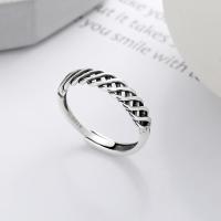 Sterling Silver Nakit Finger Ring, 925 Sterling Silver, modni nakit & za žene, nikal, olovo i kadmij besplatno, Prodano By PC