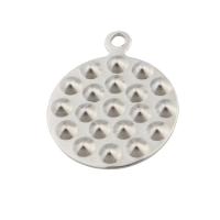 Stainless Steel Pendants, 304 Stainless Steel, fashion jewelry & Unisex, original color, 15x12x1mm, Hole:Approx 1mm, Sold By PC