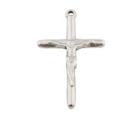 Stainless Steel Cross Pendants, 304 Stainless Steel, fashion jewelry & Unisex, original color, 43.50x25x3mm, Hole:Approx 2mm, Sold By PC
