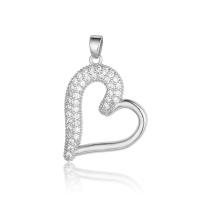 Cubic Zirconia Micro Pave Brass Pendant, plated, fashion jewelry & DIY & different styles for choice & micro pave cubic zirconia, more colors for choice, nickel, lead & cadmium free, Sold By PC