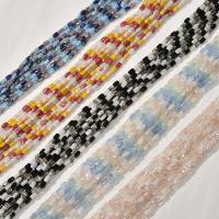 Spacer Beads Jóias, Contas de vidro, joias de moda & DIY, Mais cores pare escolha, 6.70x4.30mm, Buraco:Aprox 0.7mm, vendido para Aprox 53 cm Strand