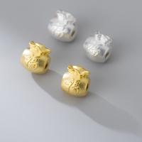 Perles en argent sterling 925, Placage, DIY, plus de couleurs à choisir, 9.50x10.50x10mm, Vendu par PC