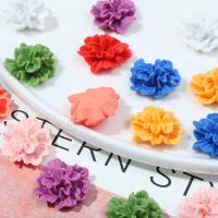 Mobile Phone DIY Decoration, Resin, Flower, epoxy gel, more colors for choice, 23x25mm, Sold By PC