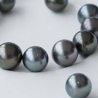 Akoya Cultured Sea Pearl Oyster Beads  Tahitian Pearls Natural & DIY & no hole black Sold By PC