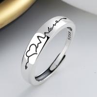 Sterling Silver Nakit Finger Ring, 925 Sterling Silver, modni nakit & bez spolne razlike & različitih stilova za izbor, nikal, olovo i kadmij besplatno, Prodano By PC