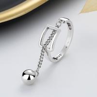 Sterling Silver Κοσμήματα δάχτυλο του δακτυλίου, 925 ασημένιο ασήμι, κοσμήματα μόδας & διαφορετικά στυλ για την επιλογή & για τη γυναίκα, νικέλιο, μόλυβδο και κάδμιο ελεύθεροι, Sold Με PC