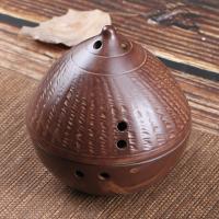 Traditional Ceramic Inserted Burner Incense Seat, Porcelain, handmade, for home and office & durable, 90x90x90mm, Sold By PC