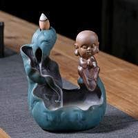 Queimador de incenso Backflow de porcelana, feito à mão, para casa e escritório & Sustentável & Vario tipos a sua escolha, vendido por PC