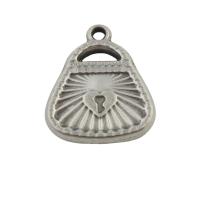 Stainless Steel Pendants 304 Stainless Steel Lock fashion jewelry & Unisex original color Approx 2mm Sold By PC