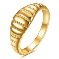 Titantium Steel δάχτυλο του δακτυλίου, Titanium Steel, επιχρυσωμένο, κοσμήματα μόδας & για τη γυναίκα, περισσότερα χρώματα για την επιλογή, 8mm, Sold Με PC