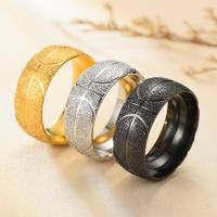 Prst prsten z nerezové oceli, 201 Stainless Steel, módní šperky & pro muže, více barev na výběr, nikl, olovo a kadmium zdarma, 8MM, Prodáno By PC