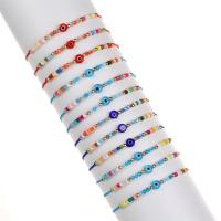 Evil Eye Jewelry Bracelet, Seedbead, handmade, 12 pieces & fashion jewelry & for woman, nickel, lead & cadmium free, Sold By Set