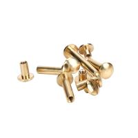 Brass Rivet, polished, DIY & different size for choice, gold, Sold By PC