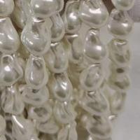 Peties perles de la mer du sud, Shell Pearl, Baroque, DIY & normes différentes pour le choix, blanc, Vendu par Environ 16 pouce brin