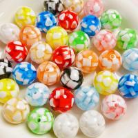 Resin Jewelry Beads Round DIY 16mm 10/Bag Sold By Bag