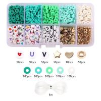 Crianças DIY Cadeia Beads setembro, argila de polímero, Mais cores pare escolha, vendido por Defina