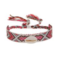 Chain Woven Bracelets Polyester and Cotton Shell handmade fashion jewelry & for woman Length Approx 16-26 cm Sold By PC