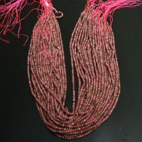 Natural Rhodonite Beads, Rhodochrosite, DIY & made in China, 2x3mm, Sold Per Approx 16 Inch Strand